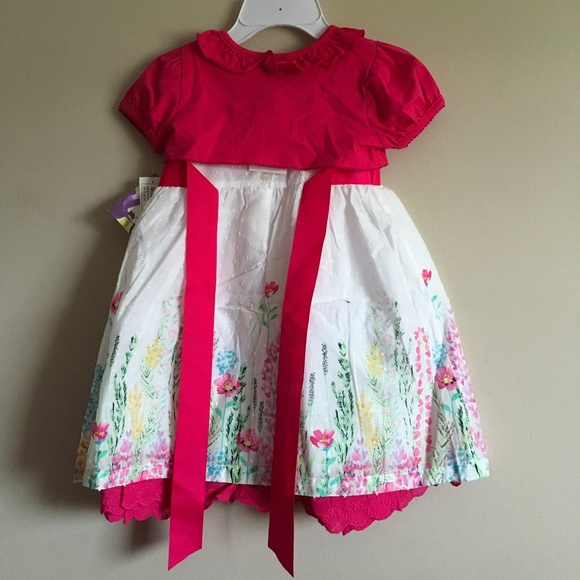 Blueberries Boulevard 2 pieces Shrug &  Dress Set Toddler Girl size 4T. - Picture 2 of 14